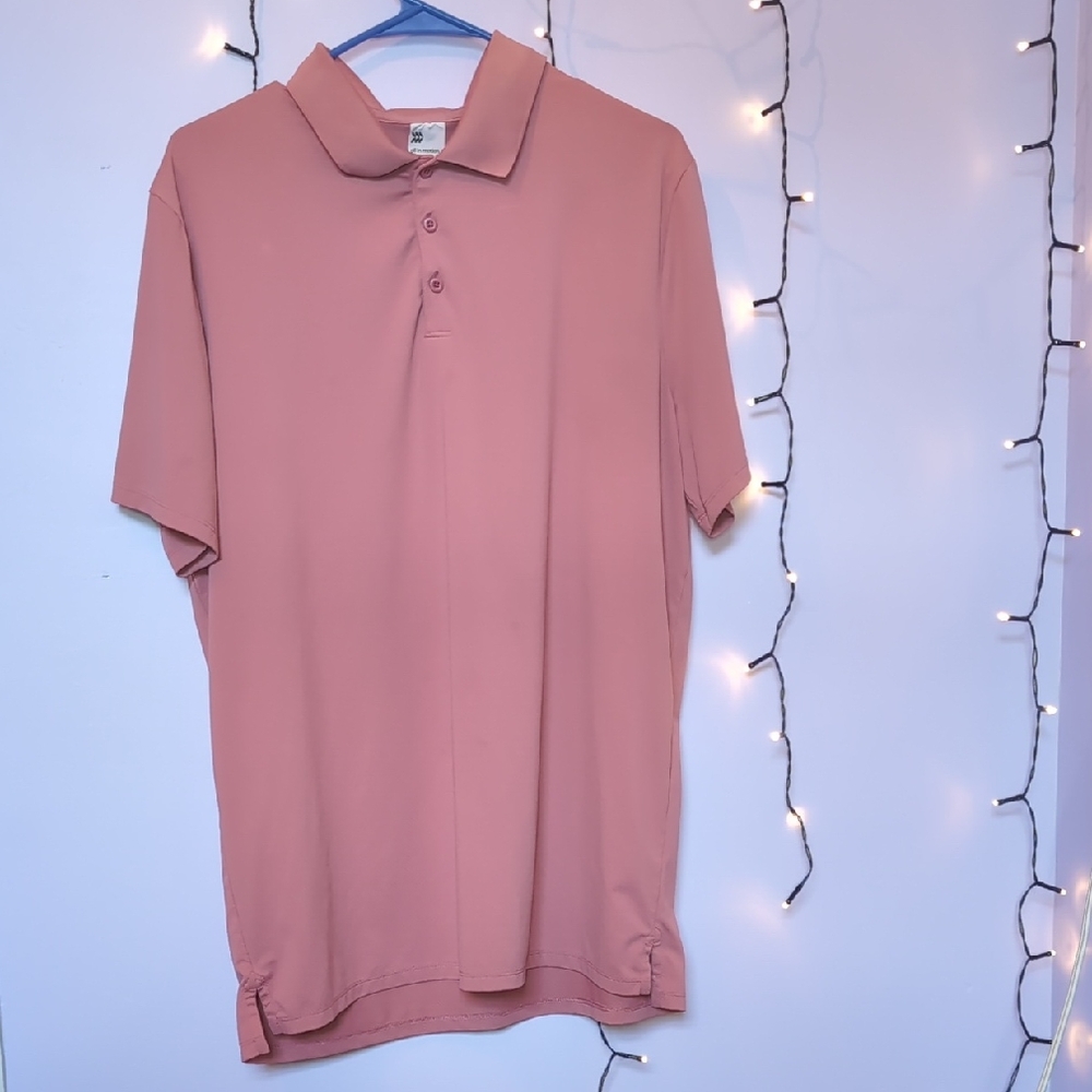 All in Motion Men's Polo Shirt in Soft Pink